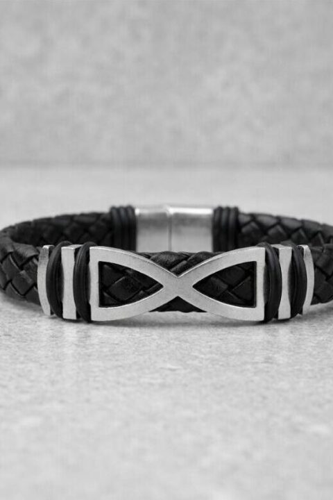 INFINITY/SYMBOL MEN'S KNOT BRAIDED