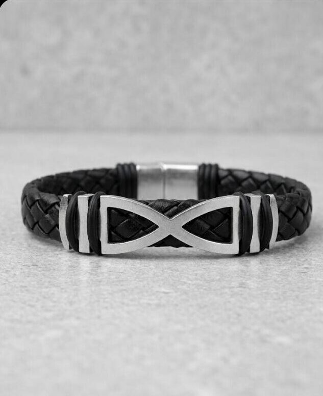 INFINITY/SYMBOL MEN'S KNOT BRAIDED